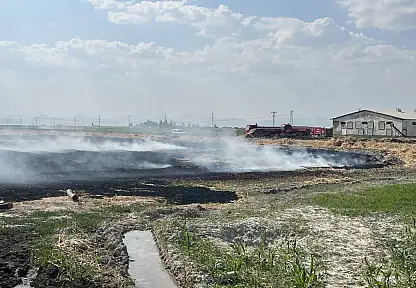 Konya'da korkutan yangın!