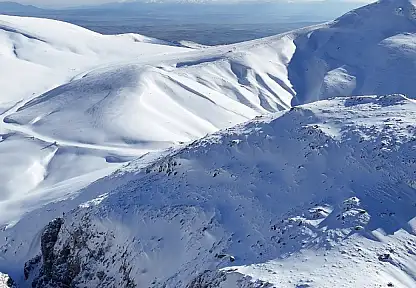 Konya'da kuraklığa karşı beyaz kalkan: Sultan Dağları beyaza büründü