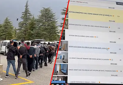Konya'da sahte ev ilanlarıyla tuzak kurdular! 9 kişi tutuklandı