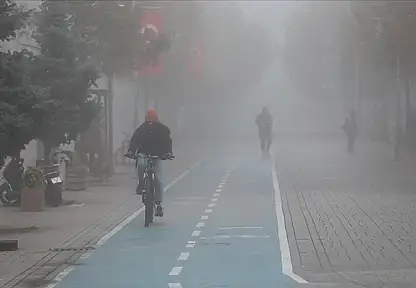 Konya'da sis alarmı: Sıcaklıklar 10 derece birden düşecek!