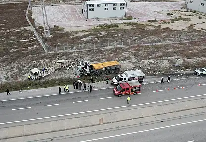 Konya'da TIR demir yüklü kamyona çarptı! Süleyman Bayrak hayatını kaybetti