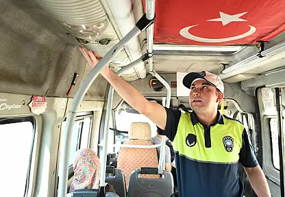 Konya'da toplu taşımaya sıkı denetim: Klimasız ve kartız sürücüye geçit yok