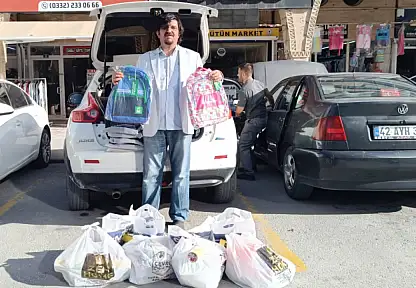 Konya'da yetim ve ihtiyaç sahibi öğrencilere anlamlı destek