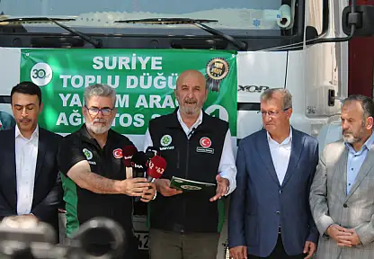 Konya'dan Suriye'ye 80 milyon TL'lik yardım!