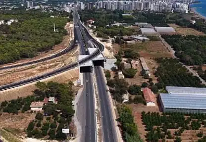 Konya-Mersin yolunda ulaşımı kolaylaştıracak proje tamamlanmak üzere