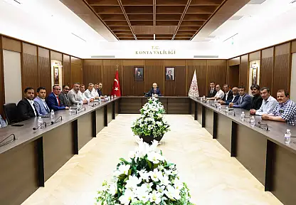 Konya'nın mahalleleri için ortak akıl: Vali İbrahim Akın muhtarlarla buluştu