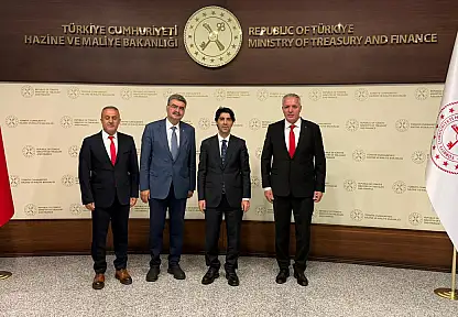 Konya SMMMO heyeti Bakan Şimşek ile görüştü