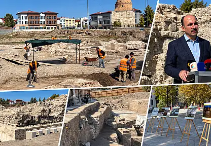 Konya tarihi baştan yazılıyor: Larende Kapısı ve surları açığa çıkarıldı