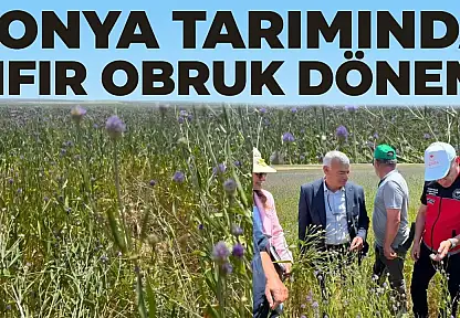 Konya tarımında sıfır obruk dönemi