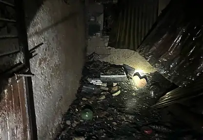 Kulu'da gece saatlerinde ağıl yangını