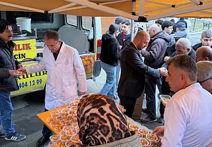 Taşkentliler Derneği'nden 6 Şubat deprem şehitleri için lokma ikramı