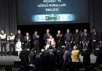 Trafikte saygı sanatla anlatıldı: Konya'da nezaket projesi ödüllendirildi