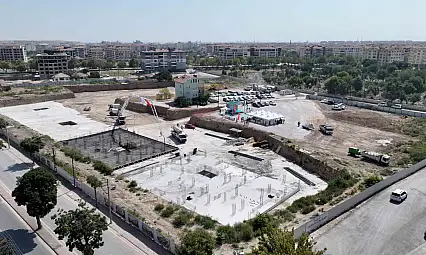 Konya'da 373 dairelik 45'inci konut hamlesinde temeller atıldı