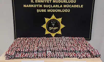 Zehir tacirlerine darbe: 13 bin 100 uyuşturucu hap yakalandı