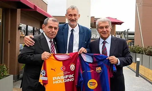 Galatasaray ve Barcelona dostluk yemeğinde buluştu