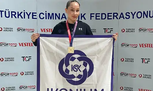 Konya'nın cimnastikteki gururu: Liva Nur Yalçın Türkiye şampiyonu