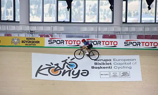 Konya Velodromu genç pedalları ağırlıyor