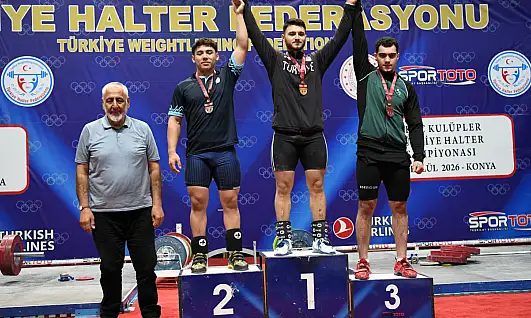 Selçuklu belediyespor kulübü halter takımı Türkiye ikincisi