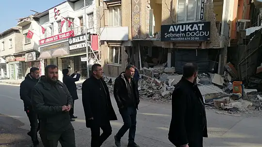 Gelecek Partisi Konya İl Başkanı Hasan Ekici Hatay'da