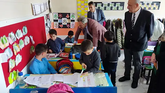 Konya Mem Müdürü Murat Yiğit Sarayönü'nde ki okullara ziyarette bulundu