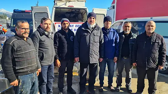Deprem bölgesine yardım ve destekler sürüyor