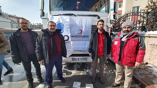 AGD'nin yardım tırları yola çıkıyor