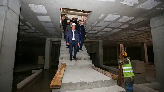 Meram Yaka sosyal tesisi inşaatı hızla yükseliyor