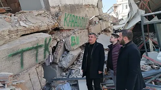 Gelecek Partisi Konya İl Başkanı Hasan Ekici Hatay'da