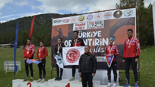 Oryantiring Şampiyonası Bucak'ta yapıldı