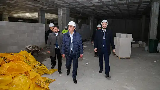 Meram Yaka sosyal tesisi inşaatı hızla yükseliyor