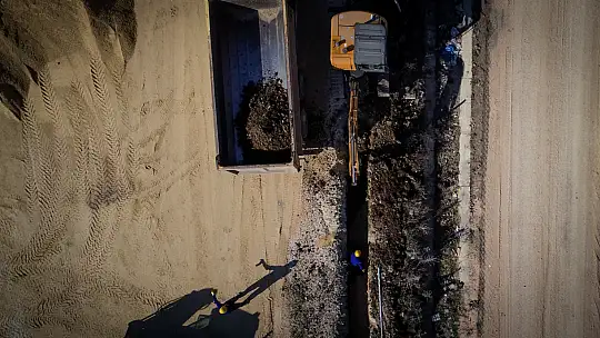 Konya Büyükşehir Belediyesi Hatay'da kuracağı konteyner kentin altyapısını tamamlıyor