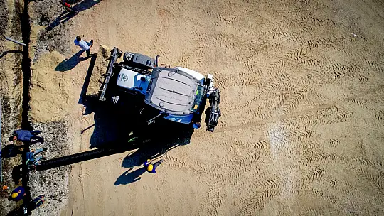 Konya Büyükşehir Belediyesi Hatay'da kuracağı konteyner kentin altyapısını tamamlıyor