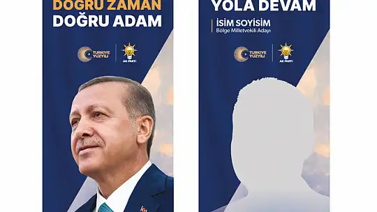 AK Parti, seçim kampanyasında kullanacağı tasarımları belirledi