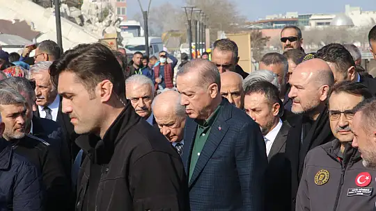 Cumhurbaşkanı Erdoğan ve MHP Lideri Bahçeli Hatay'da