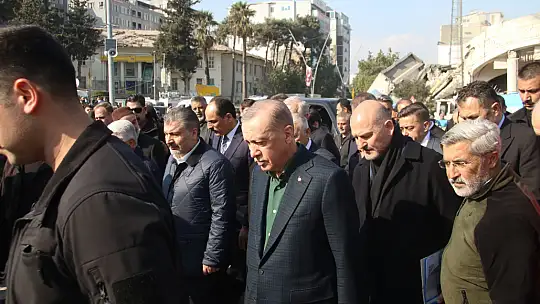 Cumhurbaşkanı Erdoğan ve MHP Lideri Bahçeli Hatay'da