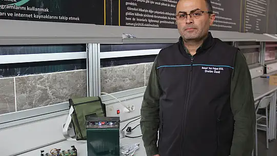 Konya'da öğrenciler ve öğretmenler depremzedeler için soba ve enerji üretiyor