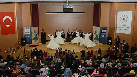 Konya'da yurtlarda kalan depremzedeler için sema programları düzenleniyor