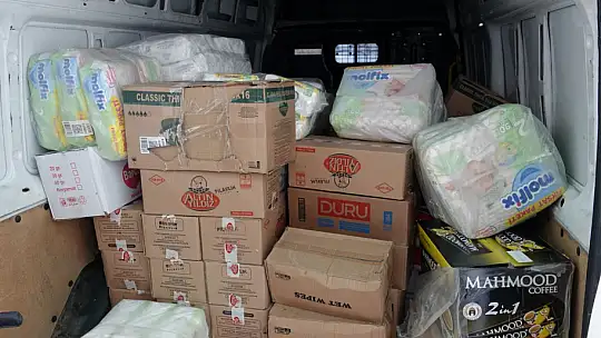 Çumra halkı deprem bölgesi için seferber oldu