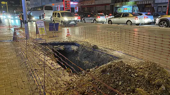 MEDAŞ'ın Kazı Alanı Trafiği Alt-Üst Etti
