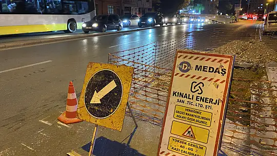 MEDAŞ'ın Kazı Alanı Trafiği Alt-Üst Etti