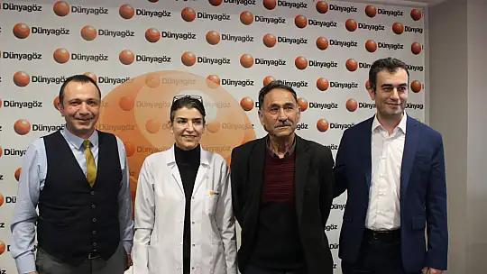 Göz kaplayan tümöre başarılı operasyon