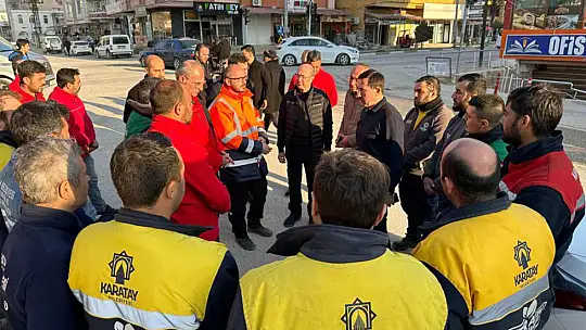 Karatay Belediyesi yaraları sarmak için Hatay'da