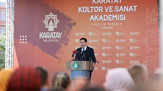Karatay Kültür Sanat Akademisi açıldı!