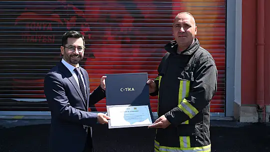Konya Büyükşehir ve TİKA Makedonyalı İtfaiyecilere Eğitim Verdi