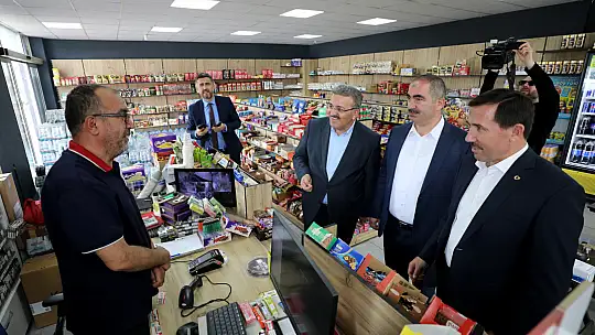 Kılca, Akyürek, Özer ve Özçelik Büsan sanayi esnafıyla buluştu