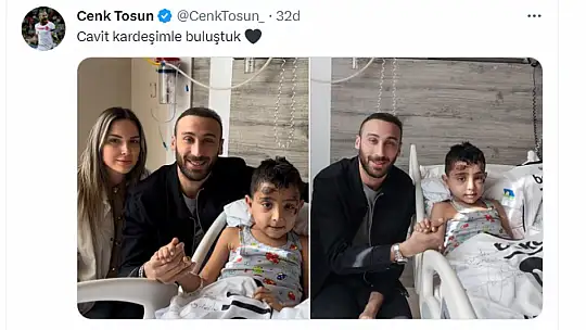 Cenk Tosun, formasını isteyen Cavit ile buluştu