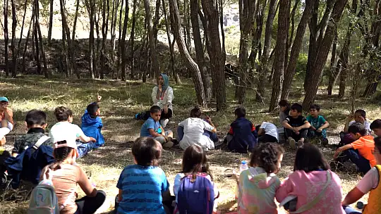 Konya'da doğa ile öğrenciyi buluşturan tabiat okulu