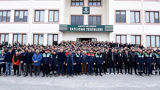 Karatay Belediyesinden Hatay'da görev yapan personellere teşekkür