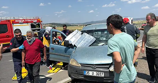 Konya'da feci kaza: 1'i ağır 5 yaralı