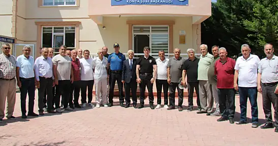 Konya Emniyet Müdürü Koç'tan Polis Emeklileri Derneği'ne ziyaret